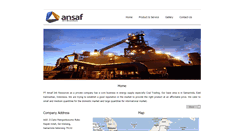 Desktop Screenshot of ansaf-resources.com